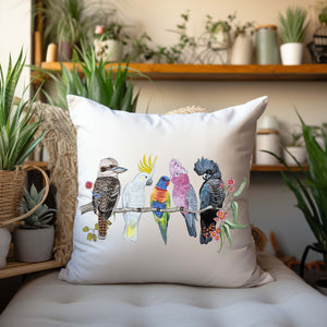 Australian Bird and Flora - Cushion Cover