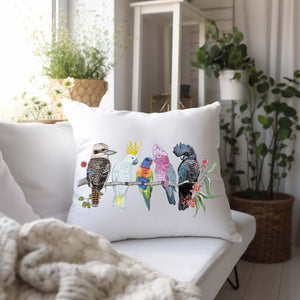 Australian Bird and Flora - Cushion Cover