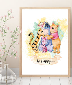 Winni the Pooh (Set of 3 Prints) Unisex Design