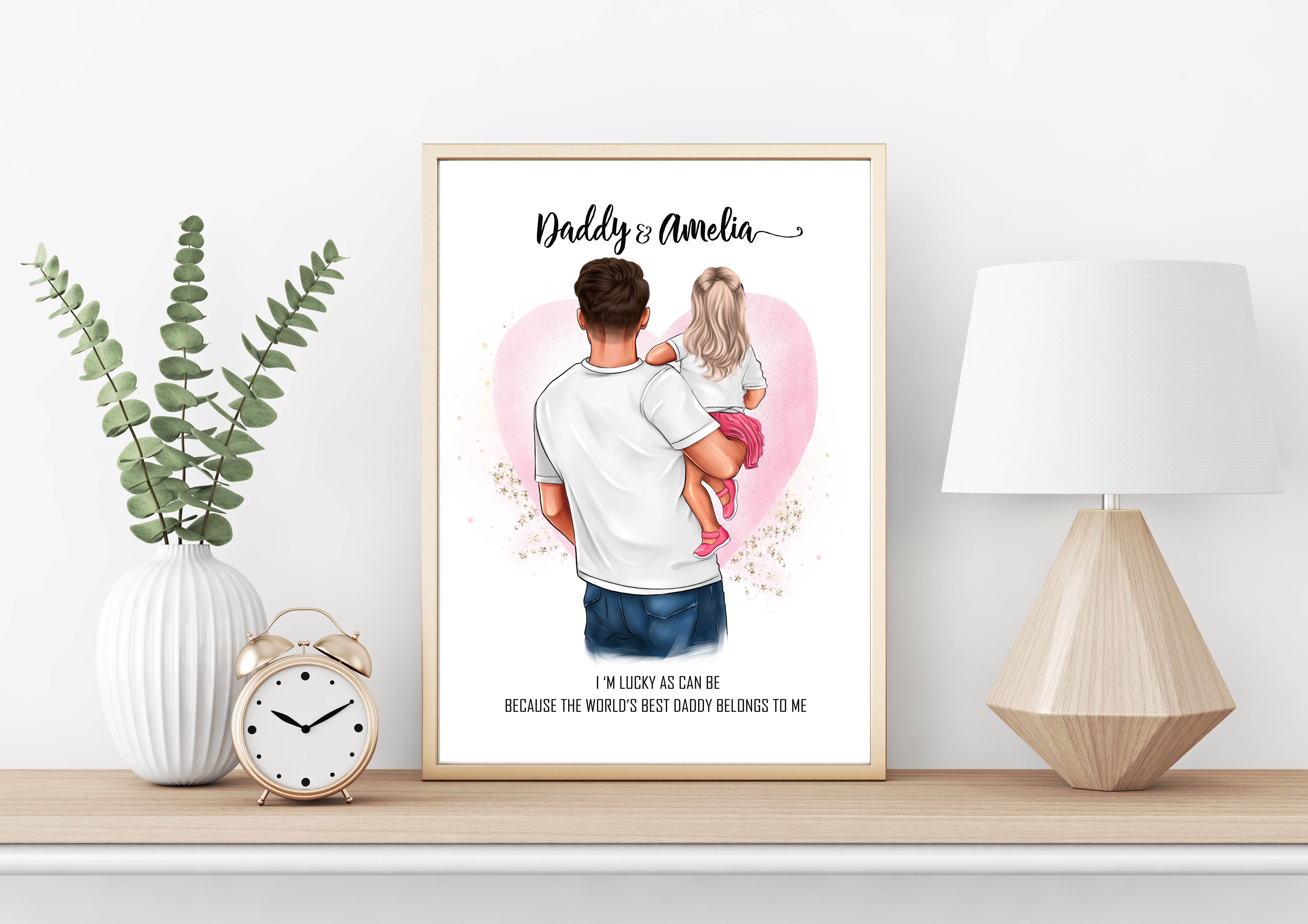 Personalised DADDY and ME (Boy/Girl) Print