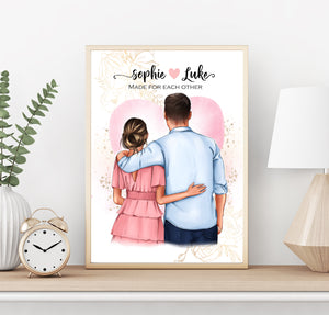 Personalised COUPLE Prints