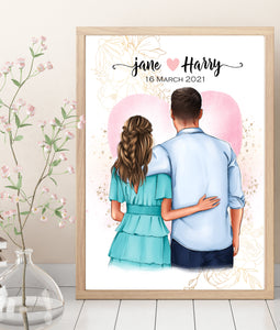 Personalised COUPLE Prints