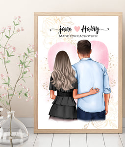 Personalised COUPLE Prints