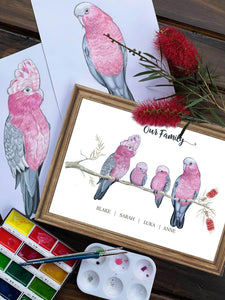 Personalised GALAH GRANDCHILDREN Prints