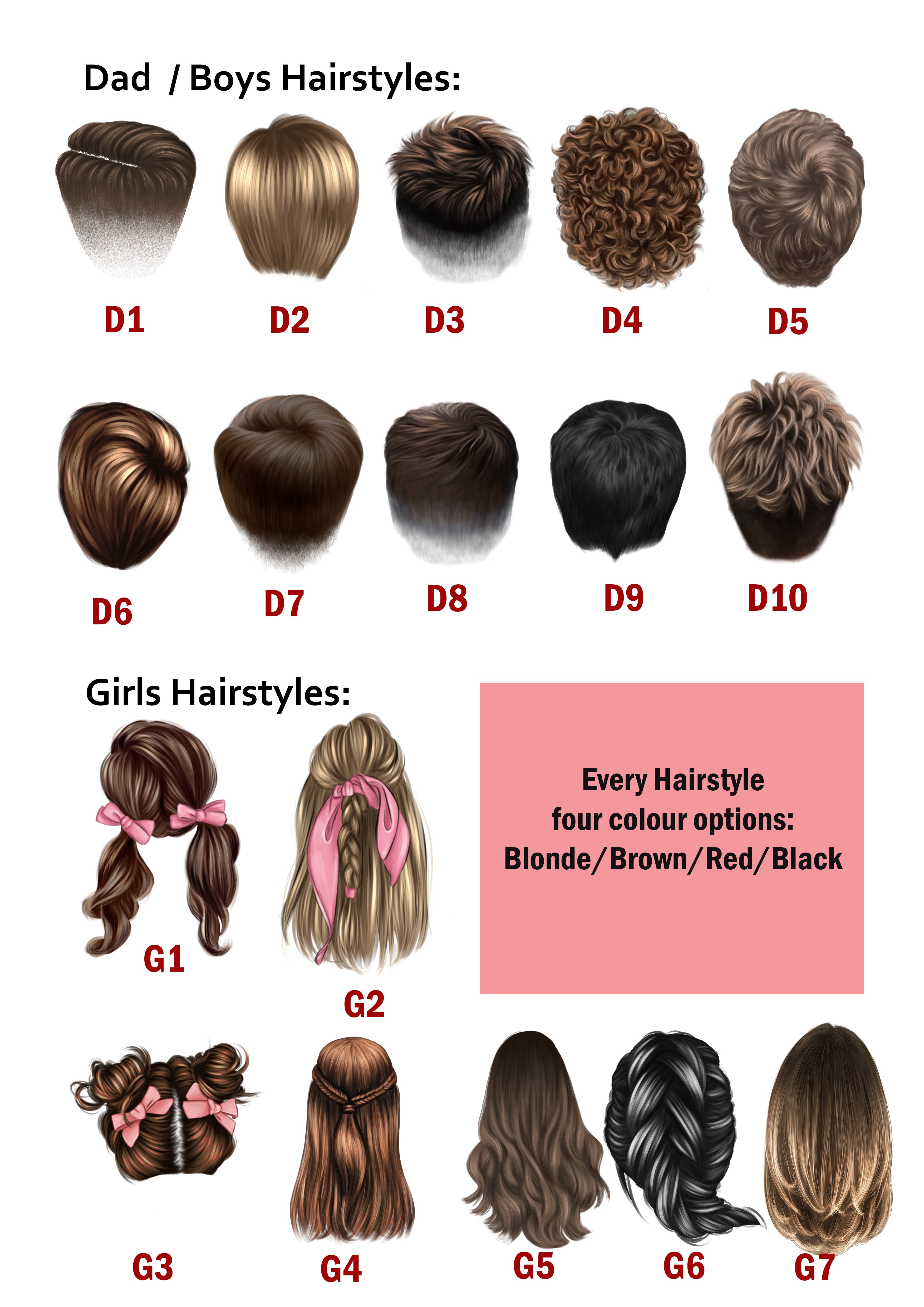 Girls Hairstyles that Dads Can Do - Pigtails & Crewcuts