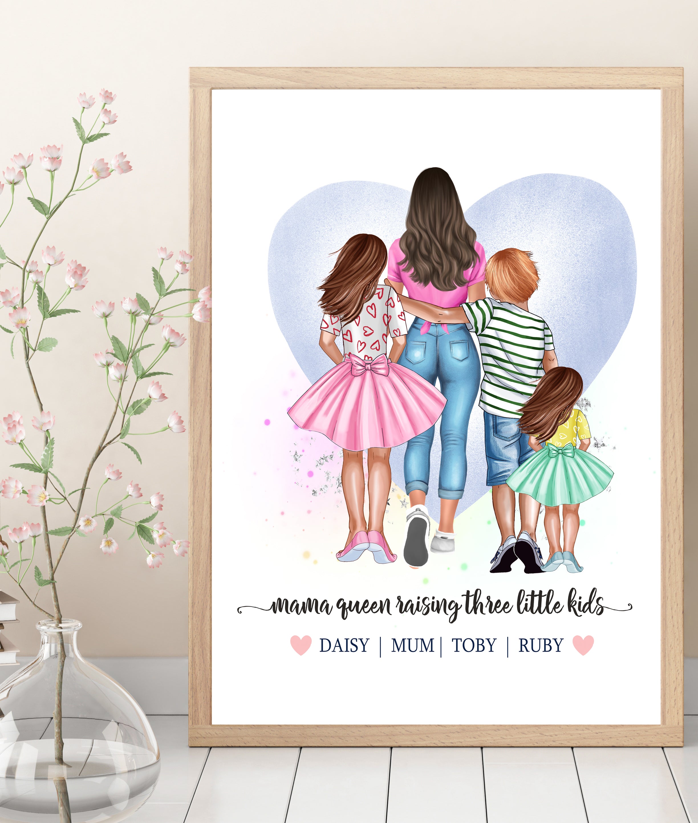 Personalised SINGLE MUM Prints