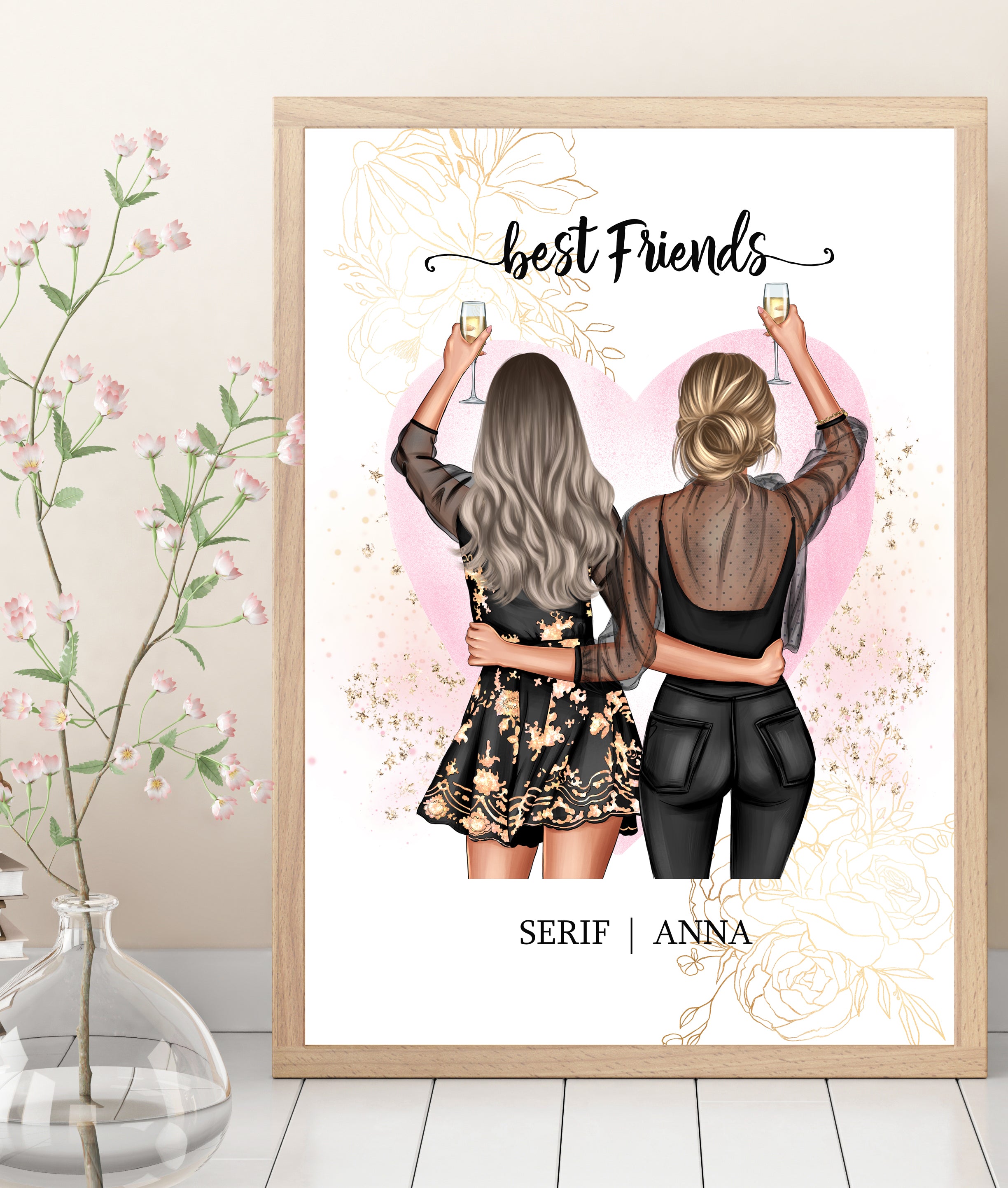 Personalised BEST FRIENDS Prints