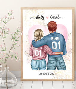 Personalised COUPLE Prints