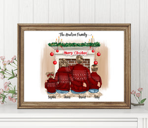 Personalised Christmas FAMILY Prints