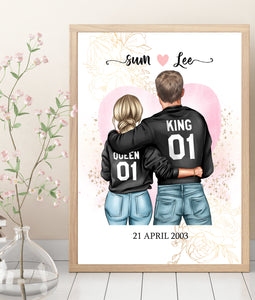 Personalised COUPLE Prints