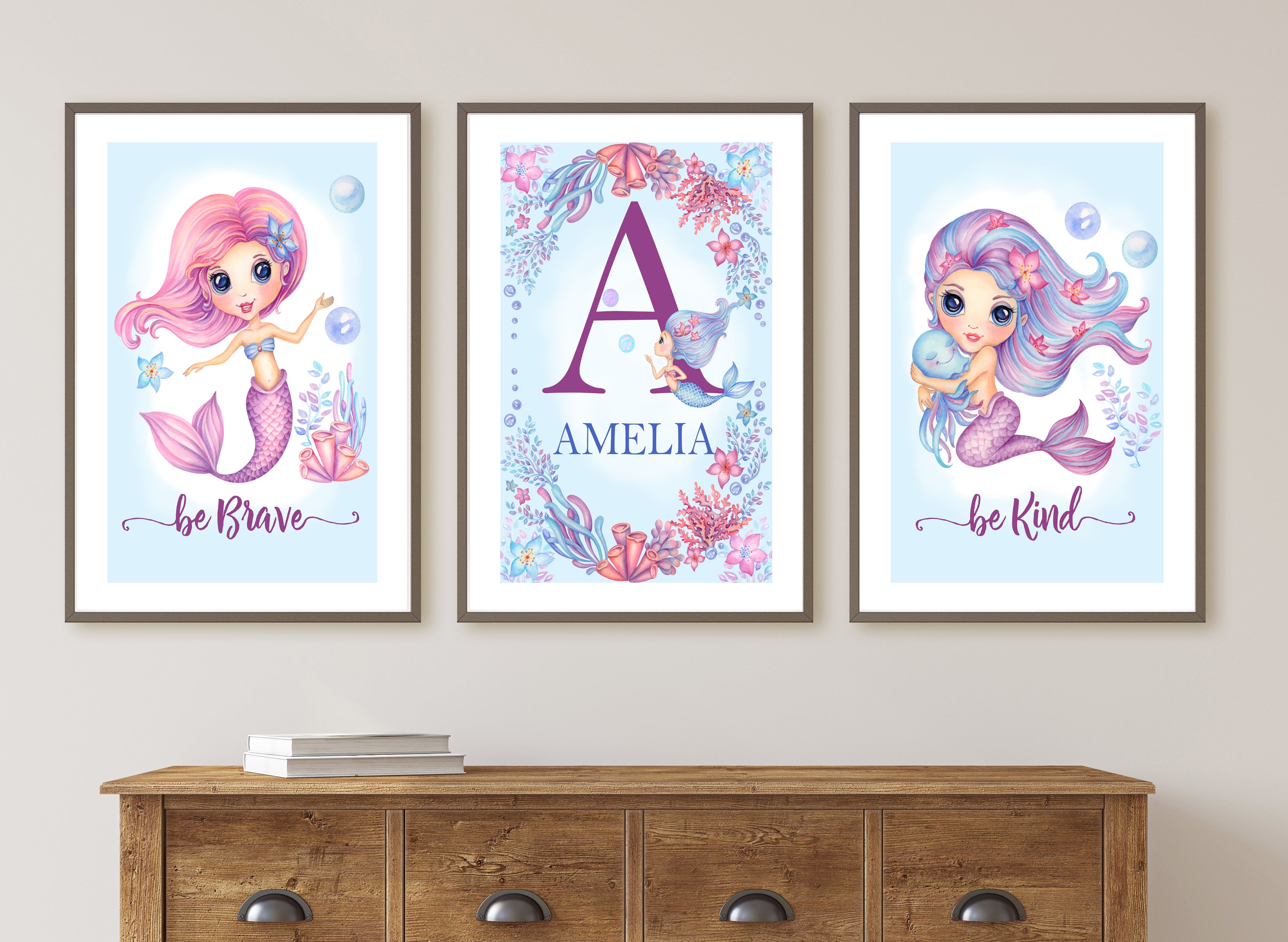 Mermaid (Set of 3 Prints)