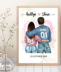 Personalised COUPLE Prints