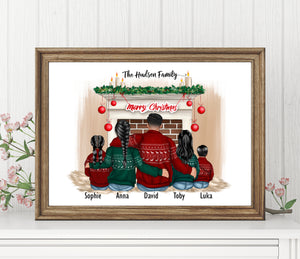 Personalised Christmas FAMILY Prints