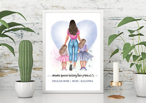 Personalised SINGLE MUM Prints